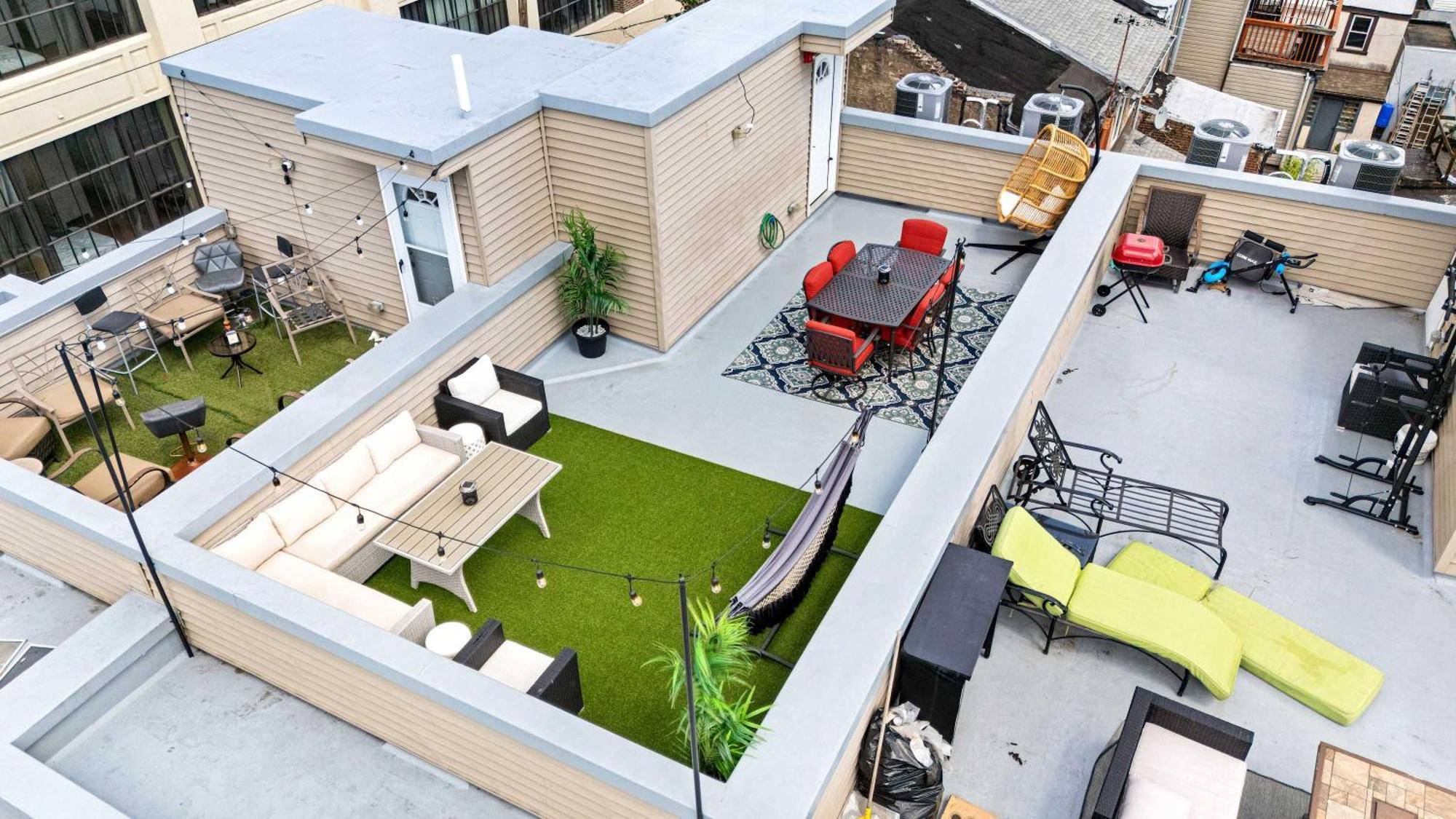 Brand New Dbl Unit Roofdeck Outdoor Patio Villa Philadelphia Exteriör bild